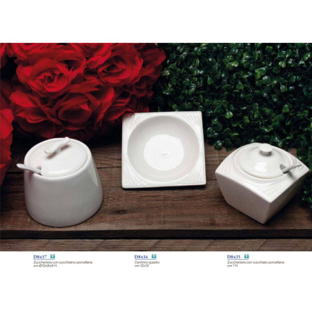 Bomboniere utili Matrimonio Anniversario in porcellana bianca lucida Morena design | Sindy Bomboniere