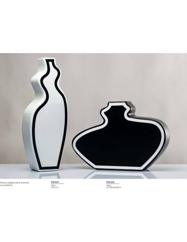 Bomboniere utili per la casa vasi neri e bianchi Morena design | Sindy Bomboniere