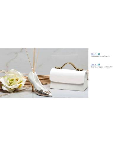 Bomboniere utili eleganti tacco e borsa Morena design | Sindy Bomboniere