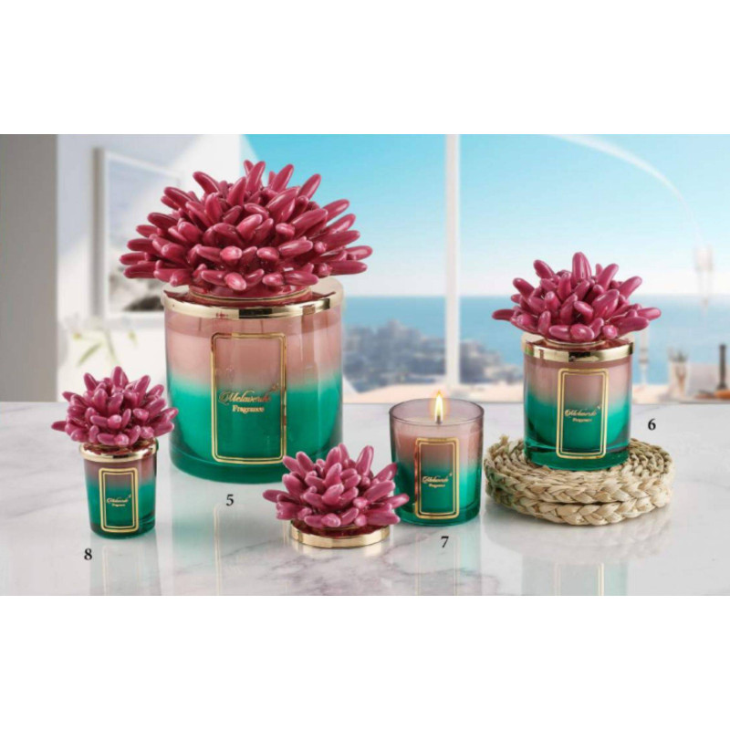 Candele profumate anemone bomboniere Melaverde