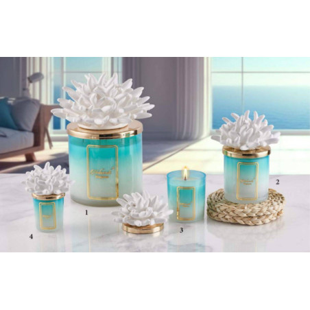 Candele profumate particolari anemone Melaverde bomboniere