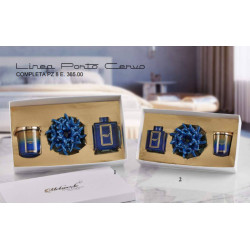 Melaverde bomboniere candele e diffusori sfumate anemone blu