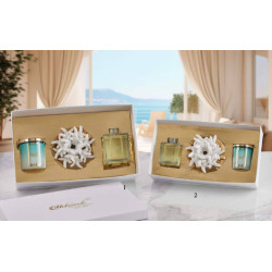 Melaverde bomboniere shop online candele e profumatori anemone bianco