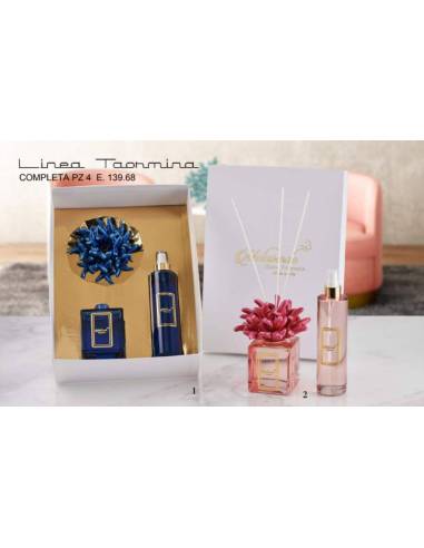 Bomboniere eleganti Melaverde scatola diffusore e profumo anemone in ceramica