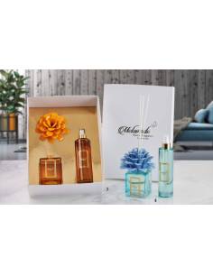 Melaverde bomboniere shop online profumatore e profumo fiore in ceramica