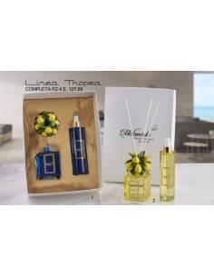 Bomboniere particolari Melaverde profumo e diffusore fiore Linea Tropea