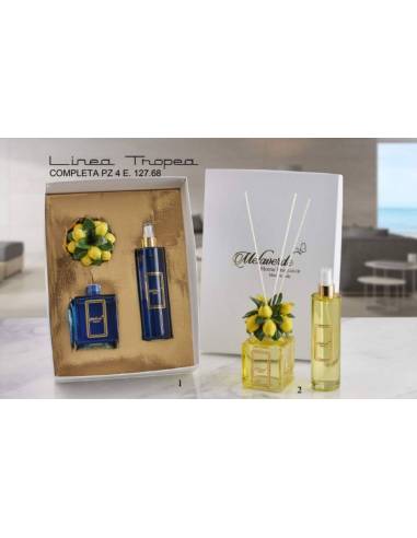 Bomboniere particolari Melaverde profumo e diffusore fiore Linea Tropea