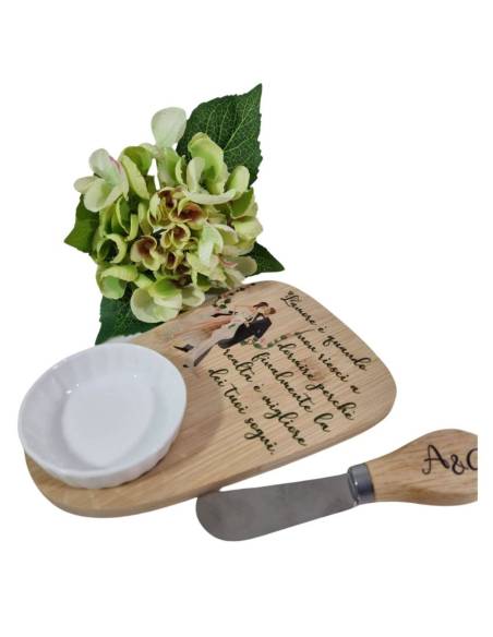 Bomboniere matrimonio utili tagliere personalizzato
