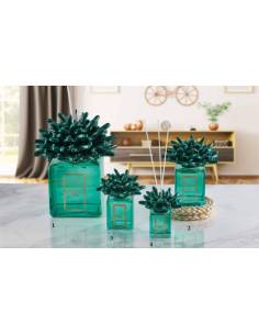 Profumatori ambiente bomboniere Melaverde corallo verde in ceramica