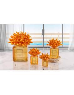 Diffusore ambiente Melaverde bomboniere corallo in ceramica arancione