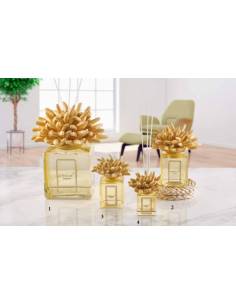 Diffusori per ambienti corallo in ceramica gialla Melaverde bomboniere