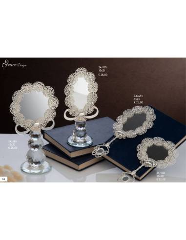Bomboniere utili specchio elegante argentato Grace Design