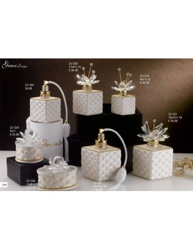 Bomboniere raffinate ed eleganti Grace Design dettagli dorati offerte online