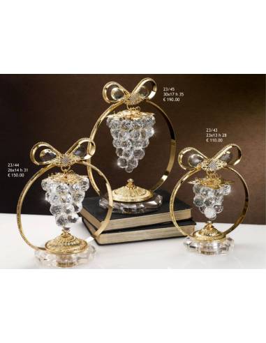 Bomboniere particolari grappolo d'uva cristallo Grace Design shop online