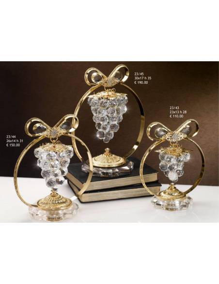 Bomboniere particolari grappolo d'uva cristallo Grace Design shop online