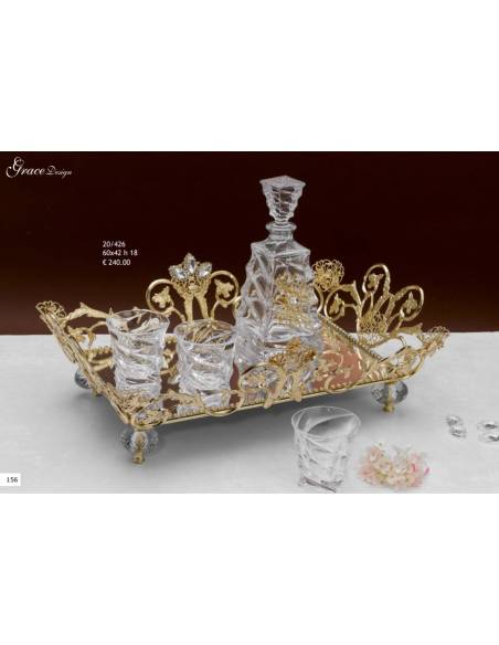 Bomboniere eleganti utili vassoi e bicchieri Grace Design offerte online