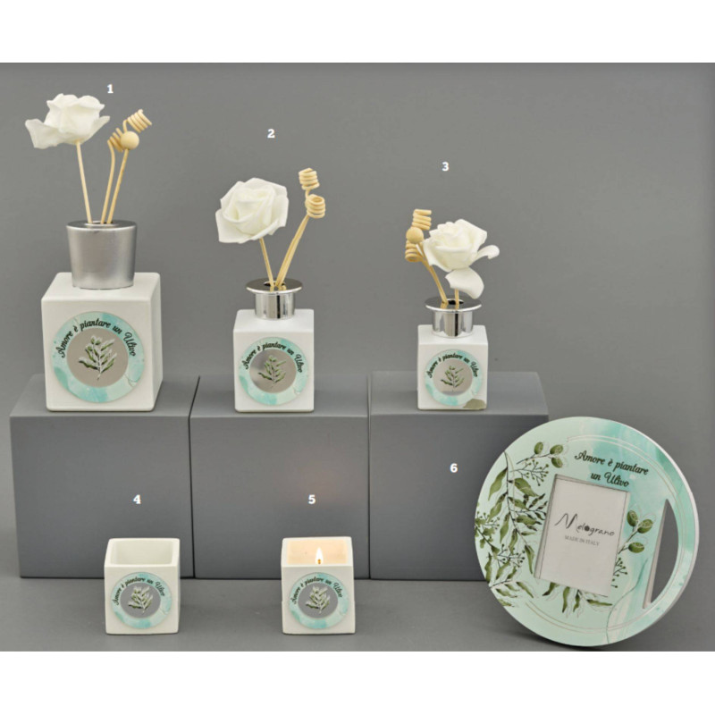 Bomboniere particolari Melograno decoro ulivo eleganti shop online