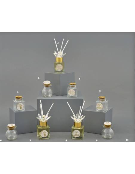 Bomboniere eleganti barattoli in vetro e profumatori Melograno shop online