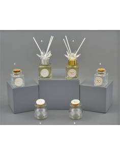 Bomboniere in vetro barattoli e diffusori Melograno anniversario nuova collezione Made in Italy