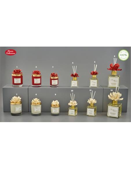 Bomboniere particolari diffusori e candele profumate Melograno Made in Italy