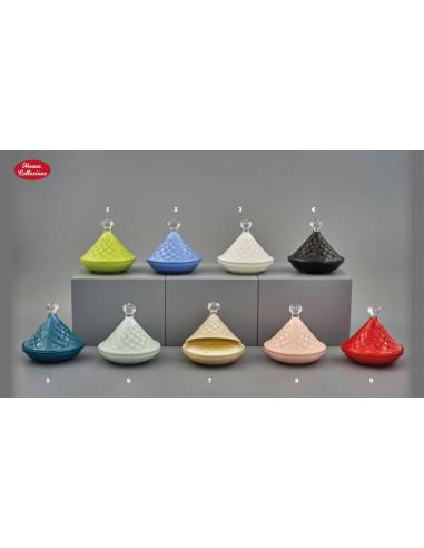 Bomboniere ceramica trullo Melograno candele profumate Made in Italy