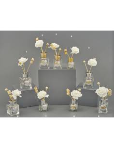 Bomboniere eleganti profumatore ambiente Melograno rosa bianca shop online