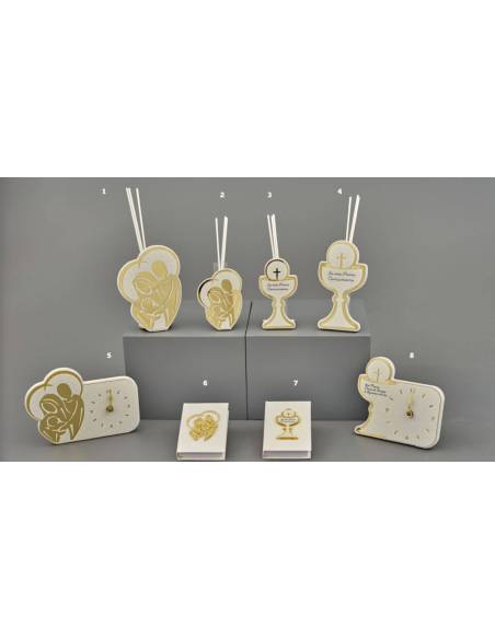 Bomboniere economiche sacre Melograno dorate Made in Italy