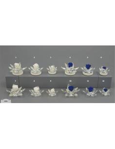 Bomboniere raffinate ed eleganti lampade led rose colorate Melograno