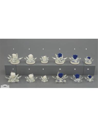 Bomboniere raffinate ed eleganti lampade led rose colorate Melograno