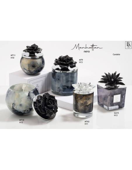 Candele profumate particolari Buba Design Linea Manhattan Made in Italy