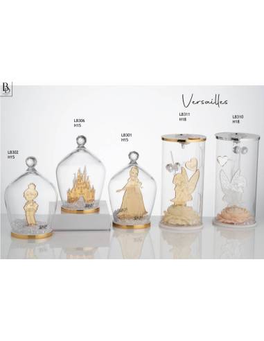 Bomboniere in vetro campana e luci led Buba Design Linea Versailles