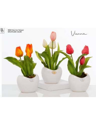 Vasi in ceramica con fiori o piante Buba Design bomboniere utili shop online