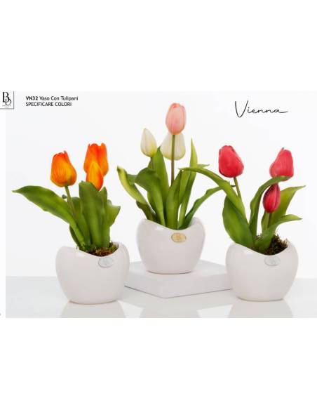 Vasi in ceramica con fiori o piante Buba Design bomboniere utili shop online