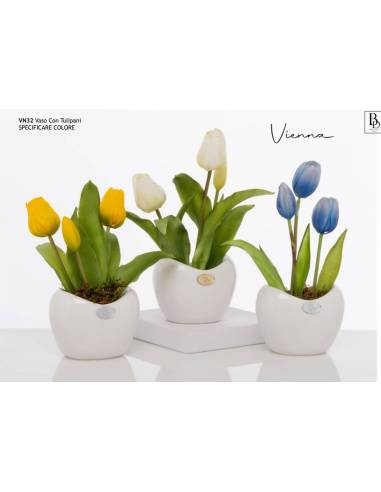 Vasi in ceramica con fiori o piante Buba Design bomboniere utili shop online | Sindy Bomboniere