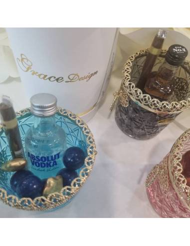 Grace design bomboniere portaghiaccio liquore e sigaro