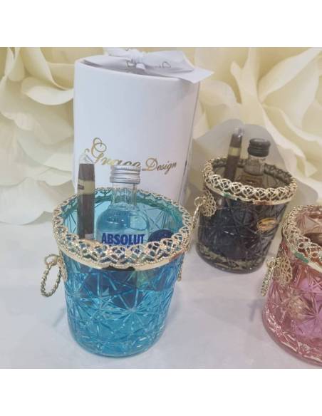 Grace design bomboniere portaghiaccio liquore e sigaro | Sindy Bomboniere