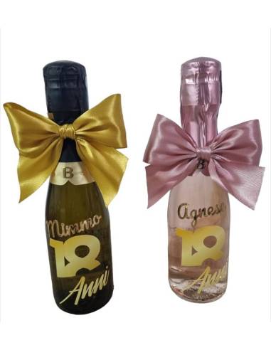 Mini bottiglie prosecco bomboniere personalizzate