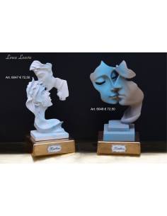 Bomboniere sposi innamorati statue appoggio raffinate Marechiaro Linea Louvre