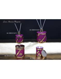 Candele profumate e profumatori bomboniere Marechiaro Linea Artenisia Magenta