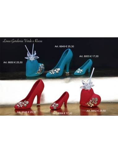 Profumatore ambiente e scarpetta tacco elegante Linea Gardenia Made in Italy