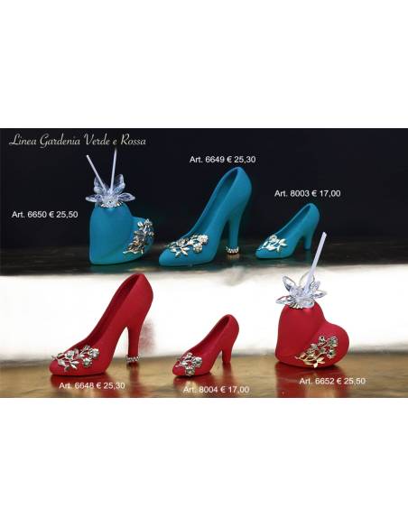 Profumatore ambiente e scarpetta tacco elegante Linea Gardenia Made in Italy