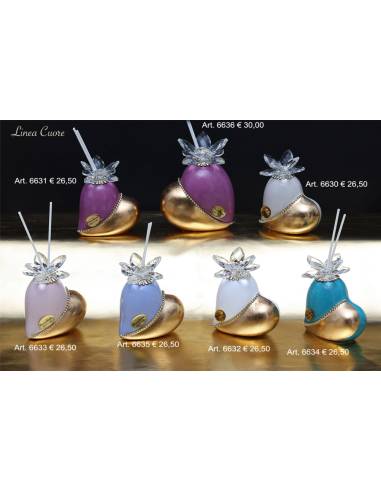 Bomboniere cuore profumatori bomboniere Marechiaro Linea Cuore