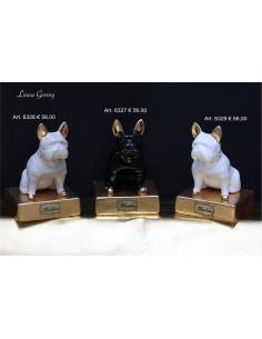 Bomboniere animali cani bulldog francese Marechiaro Linea Genny
