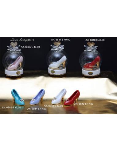 Bomboniere raffinate ed eleganti scarpetta tacco Marechiaro Made in Italy