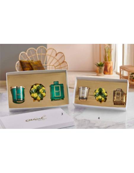 Profumatori per ambienti e candele pianta limoni in ceramica Melaverde