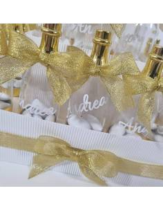 Bomboniere compleanno portaconfetti bottiglia plexiglass