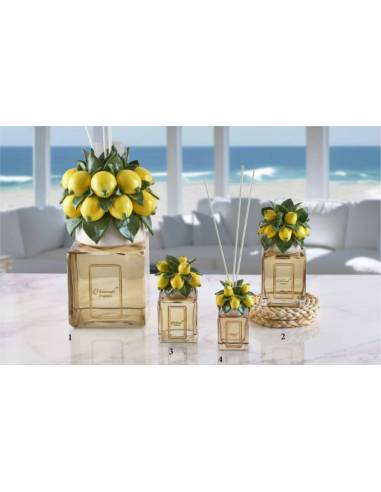 Profumatori ambiente particolari Melaverde bomboniere limoni in ceramica