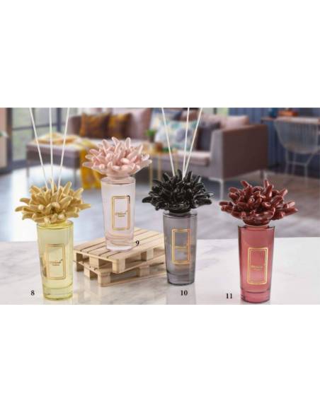 Diffusori ambiente Melaverde bomboniere tema mare corallo in ceramica | Sindy Bomboniere