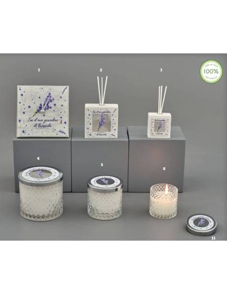 Bomboniere raffinate ed eleganti Melograno decoro lavanda con frase shop online