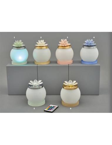 Bomboniere Melograno luci led eleganti fiore cristallo